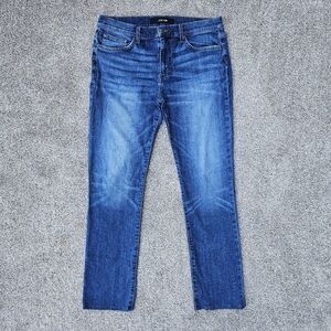 Joes Jeans Hilton Straight Slim Medium Wash Stretchy Denim Mens Pants Size 34